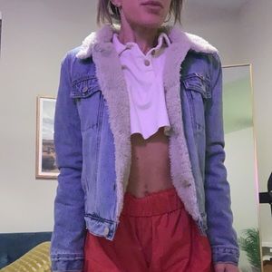 Rolla’s sherpa lined Jean jacket small